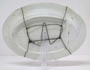 A Large Chamberlain's Worcester Porcelain Meat Platter  (1800-1810)