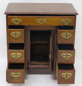 George III Mahogany Kneehole Desk