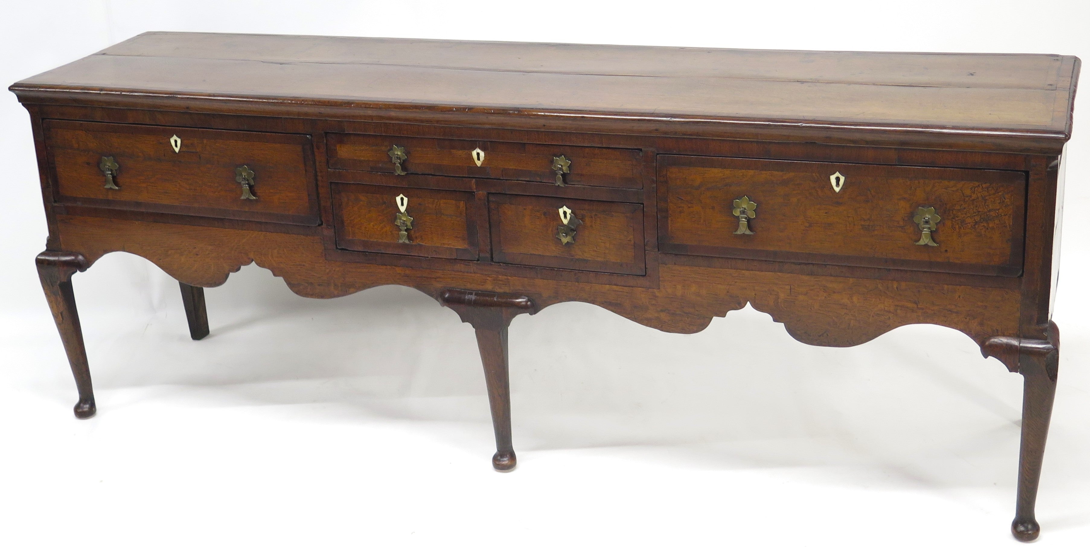 An Early George III Oak Dresser Base