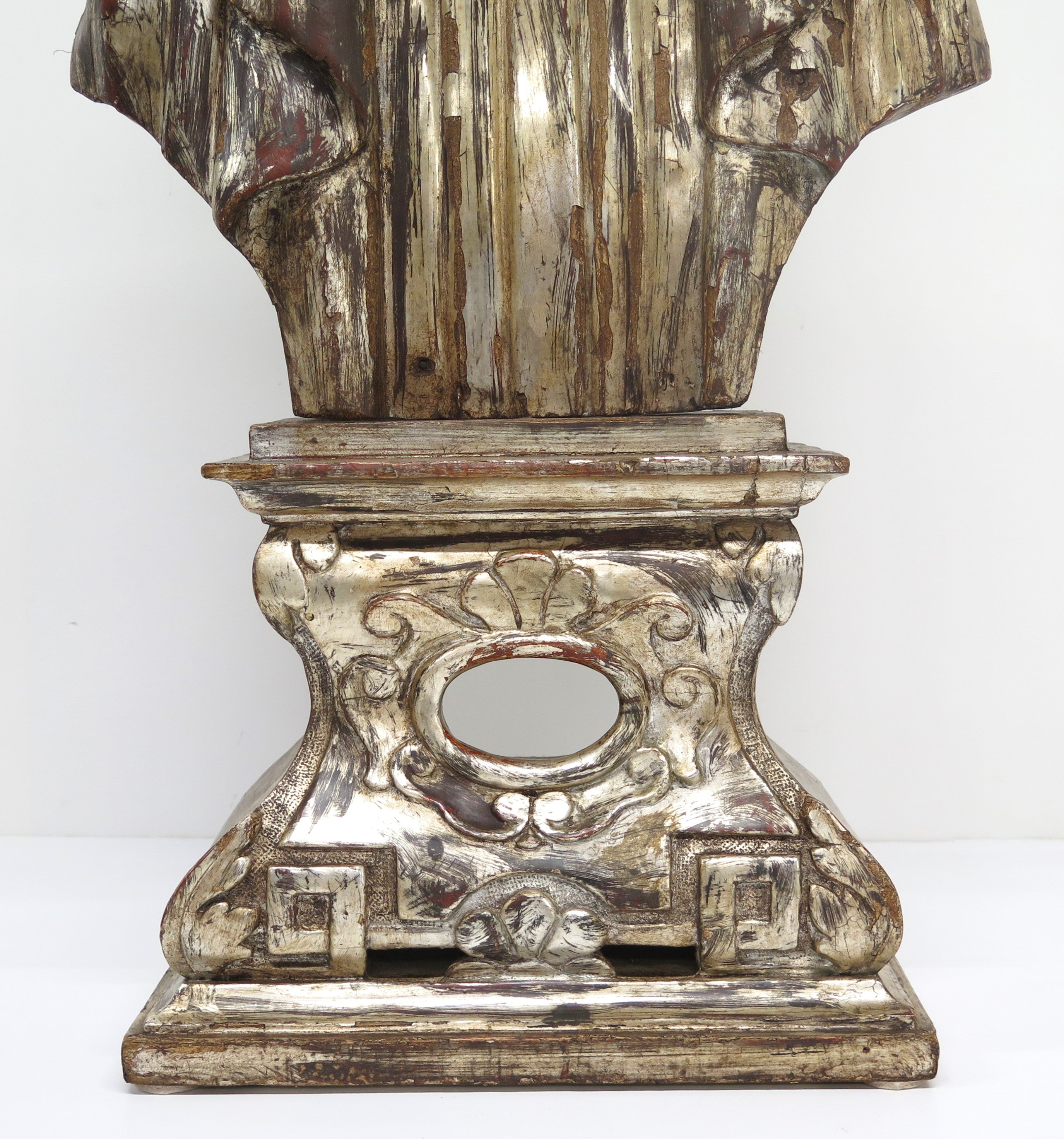 1# 18th Century Italian Silver Gilt Reliquary Bust