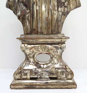 1# 18th Century Italian Silver Gilt Reliquary Bust