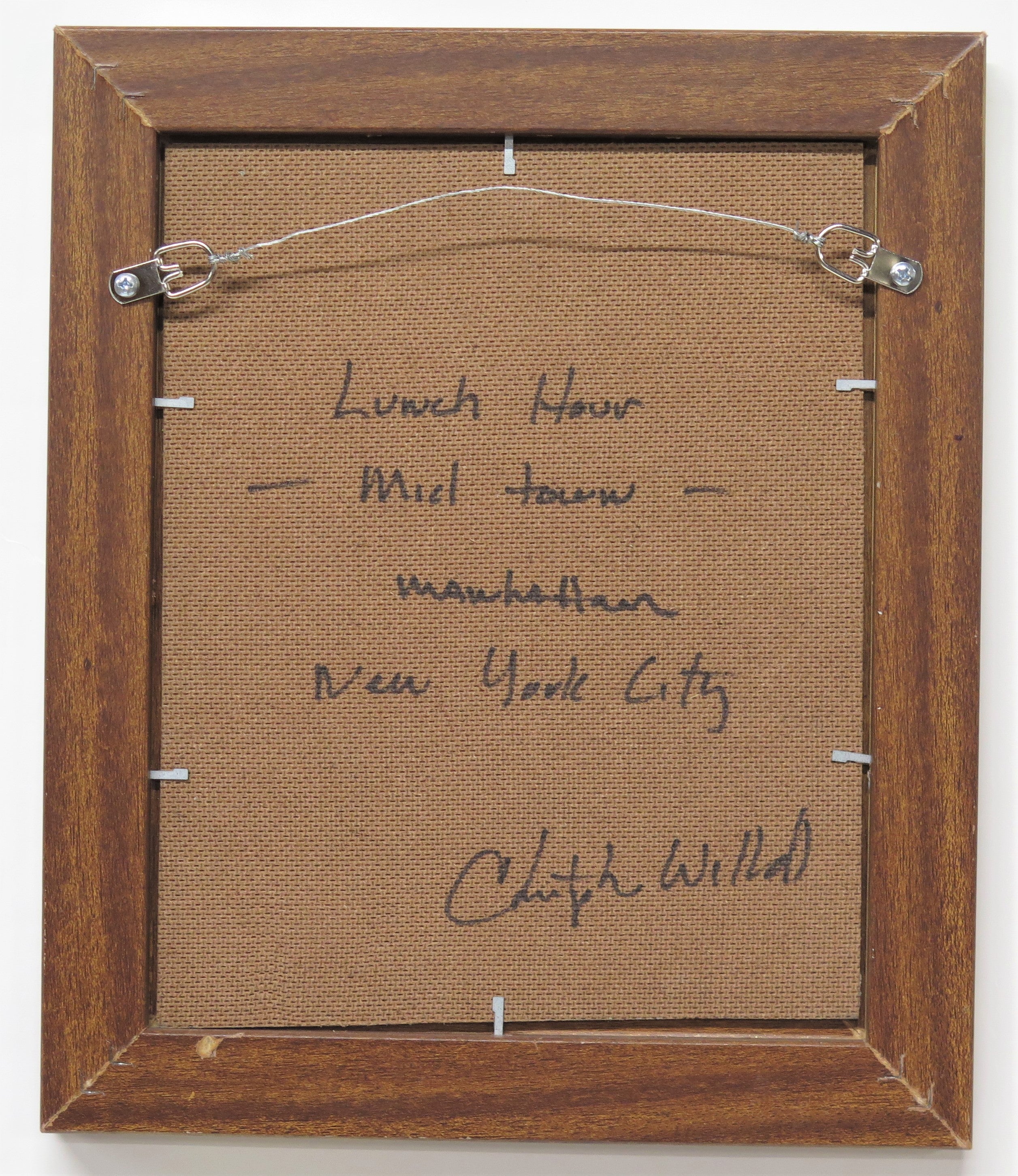 "Lunch Hour Midtown Manhattan New York City" by Christopher Willett (1959- )