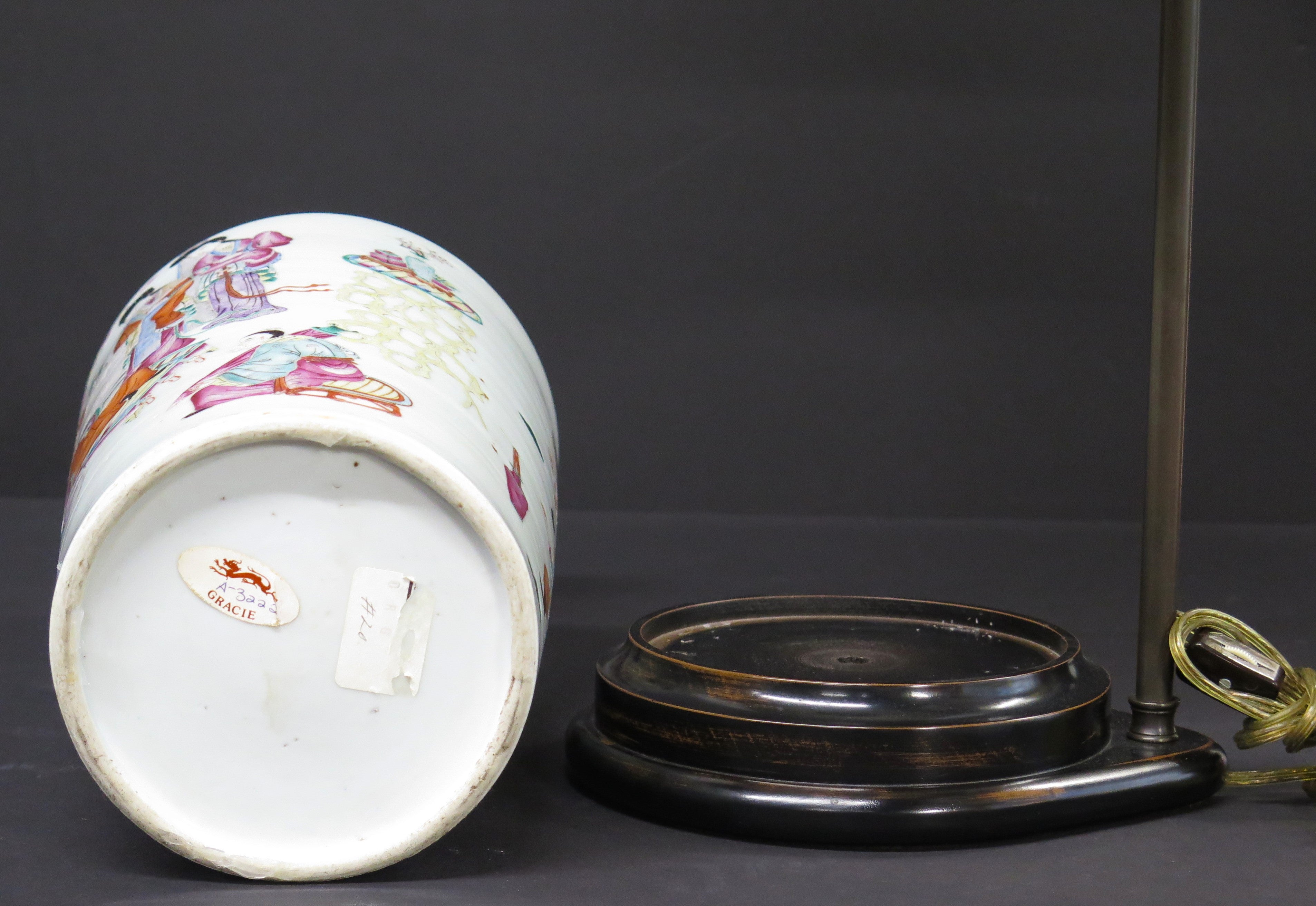 19th Century Chinese (Qing) Famille Rose Porcelain Vase