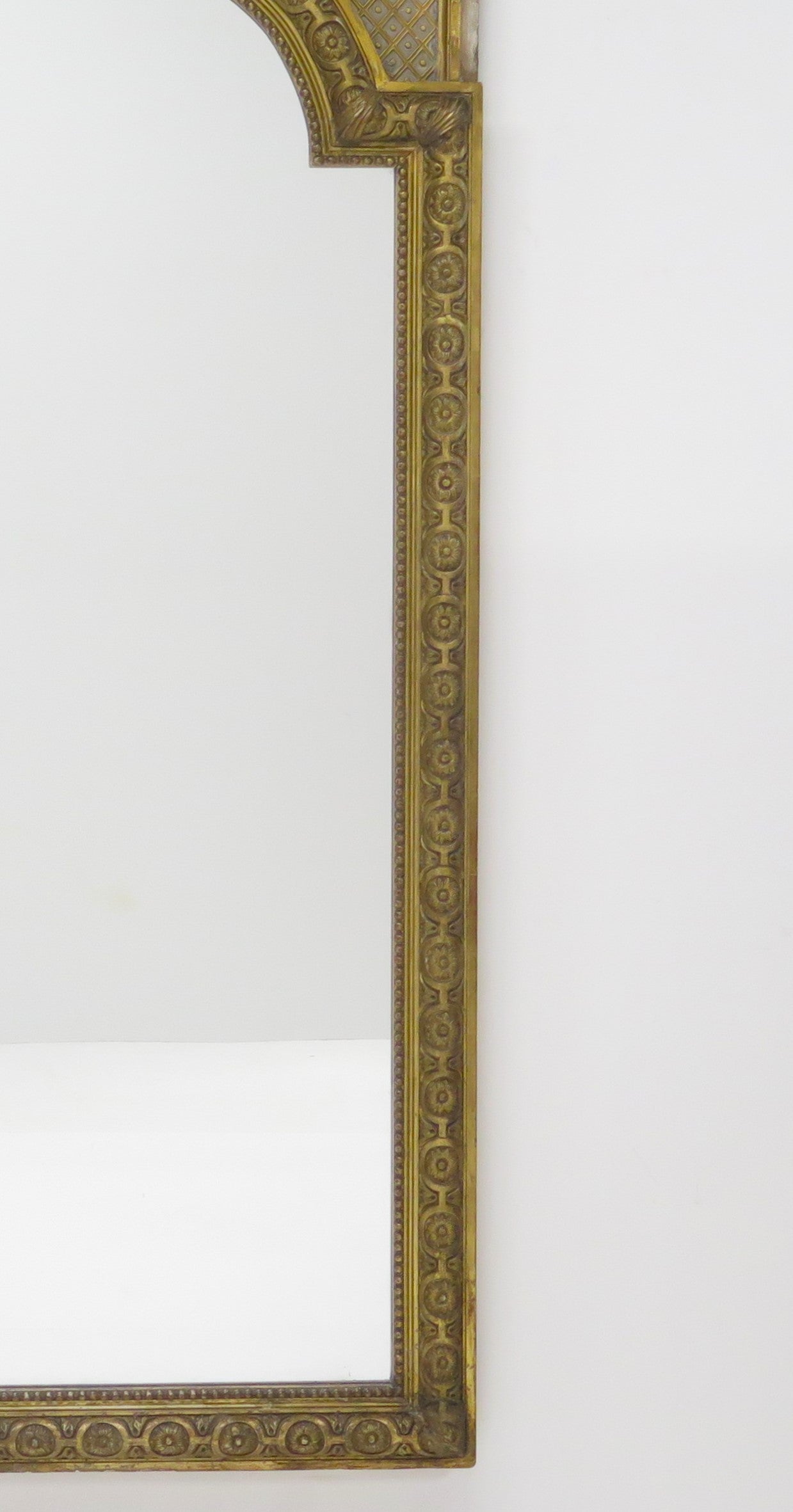 A Napoleon III Carved Gilt Wood Morror