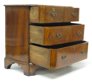 A 19th Century George III Style Small Four Drawer Chest