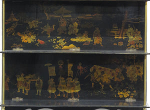 Late 19th Century French Shelf with Chinoiserie Decoration