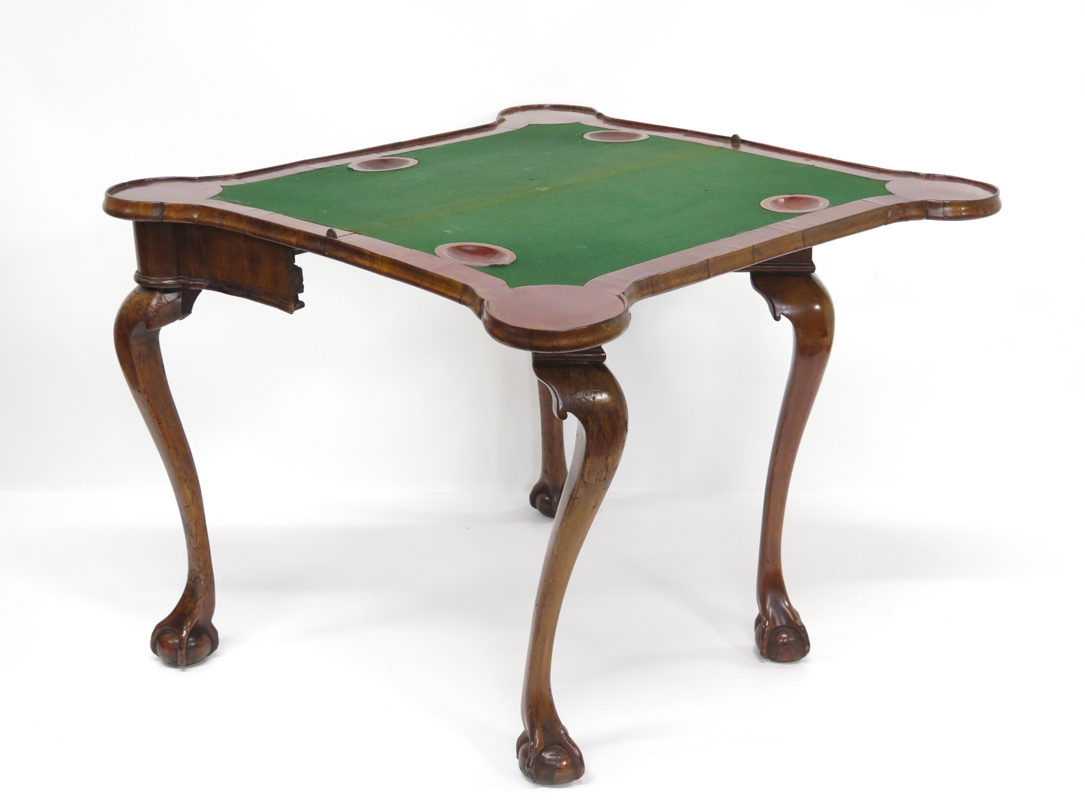 George II Walnut Carved Game Table – Nick Brock Antiques
