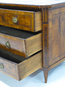 An 18th  Century Italian Three Drawer Chest