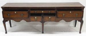 An Early George III Oak Dresser Base