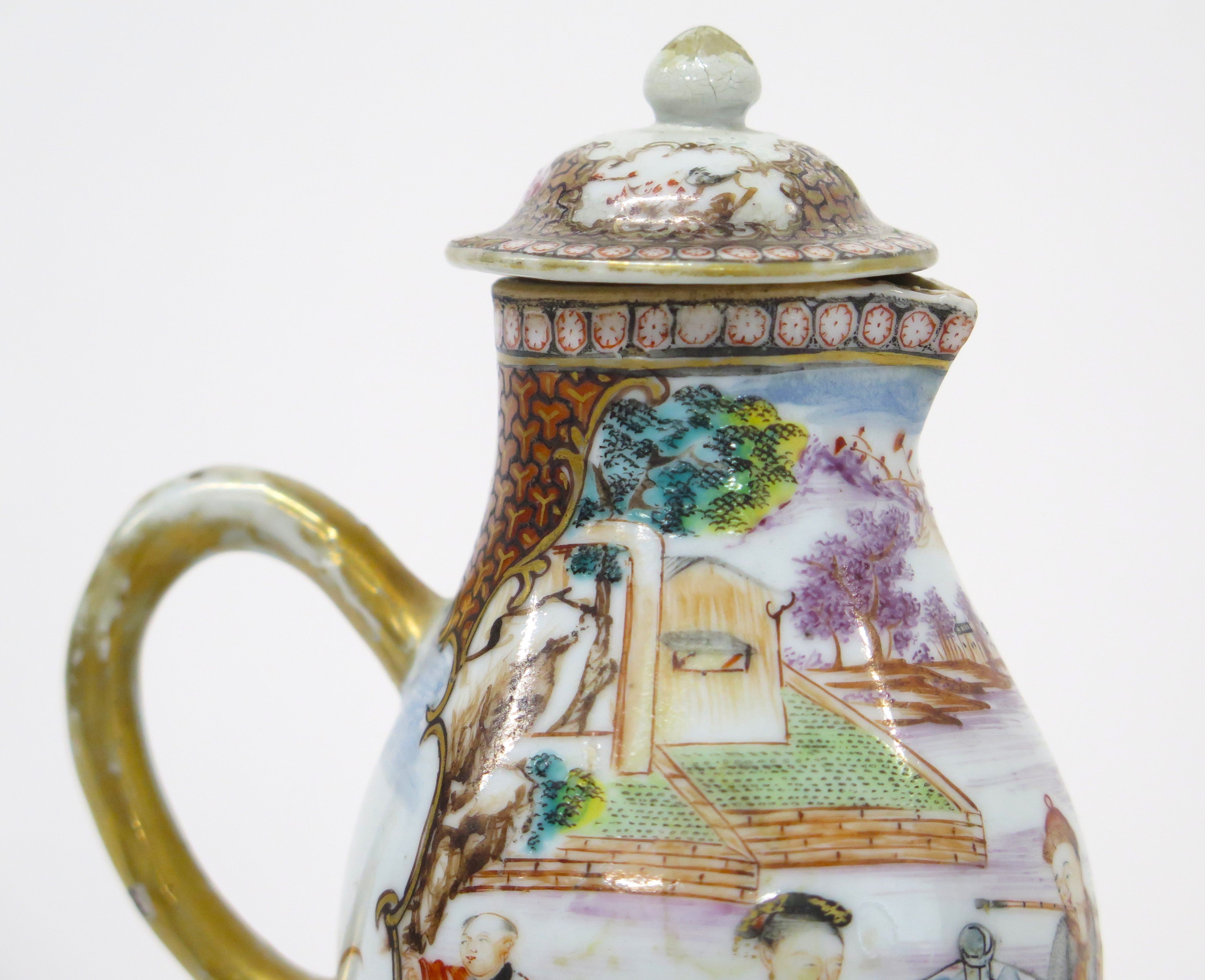 Chinese Export Tea Set, Rockefeller Pattern