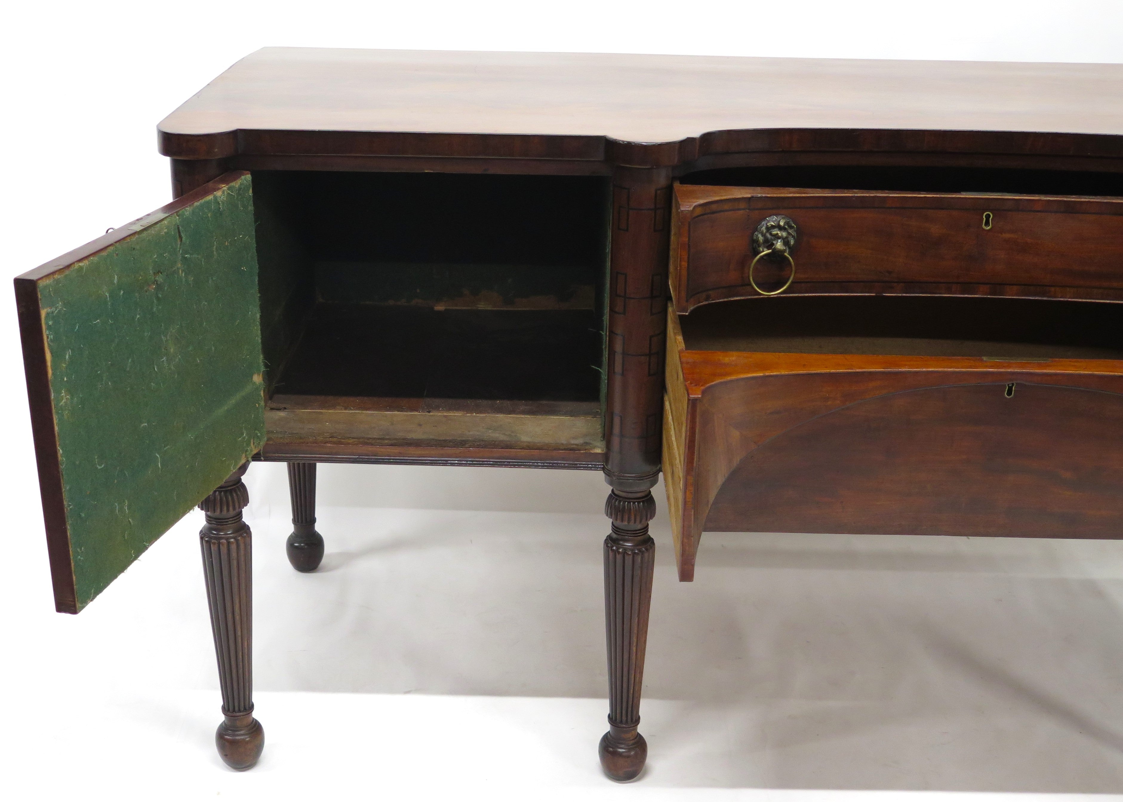 An English Regency Mahogany Sideboard