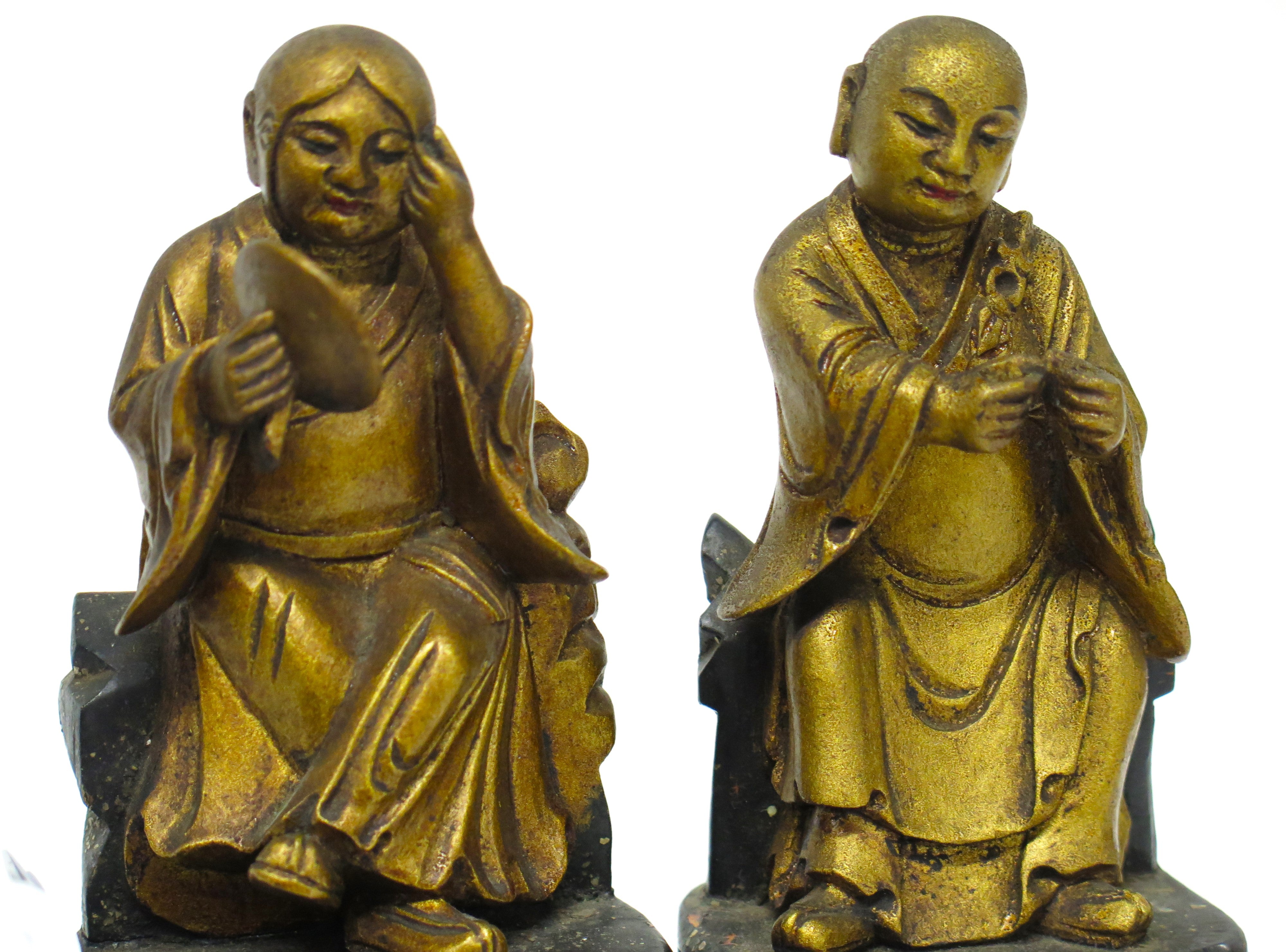 Set of 18 Chinese Giltwood Immortals