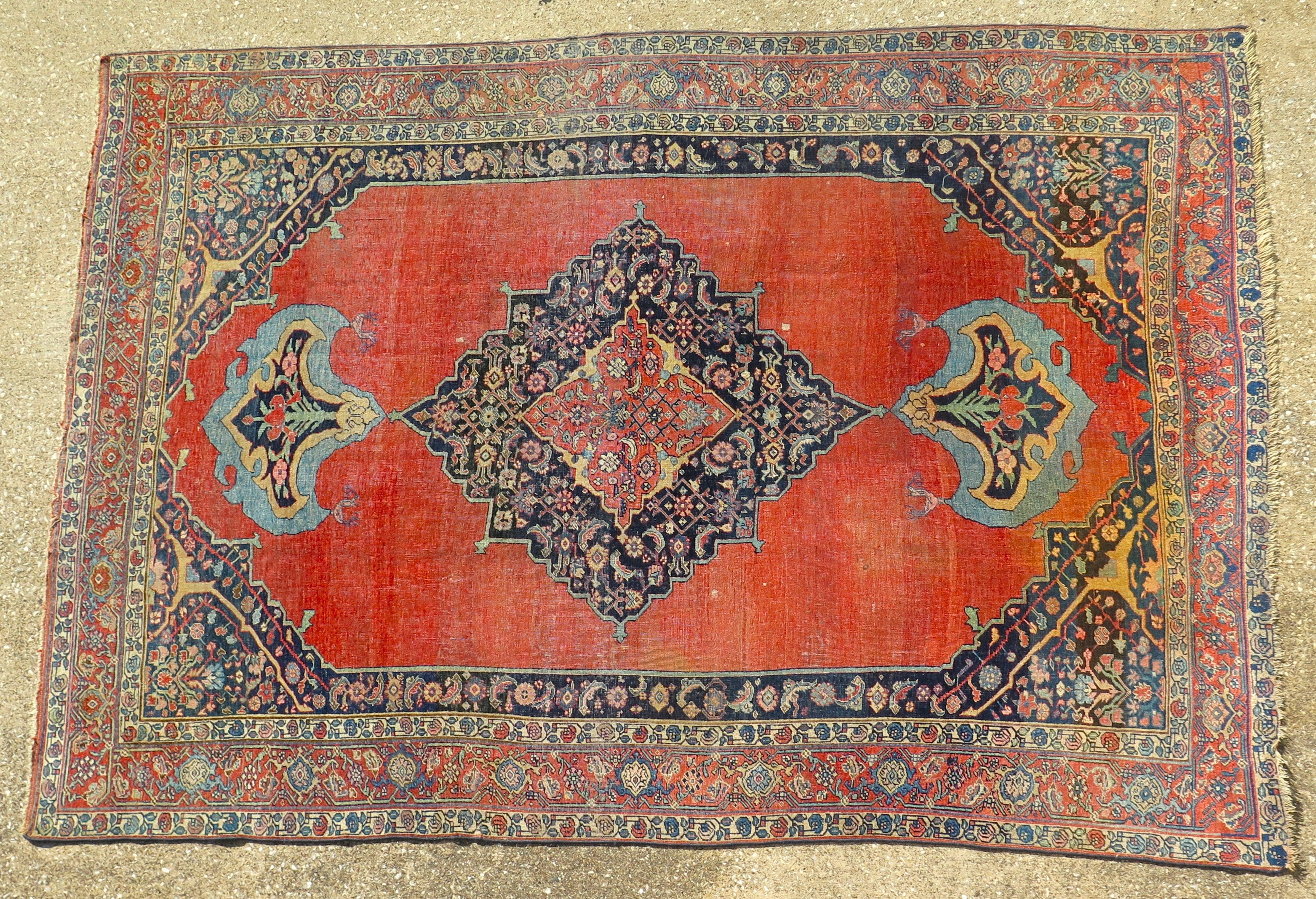A Late 19th Century Bidja Oriental Carpet / Rug