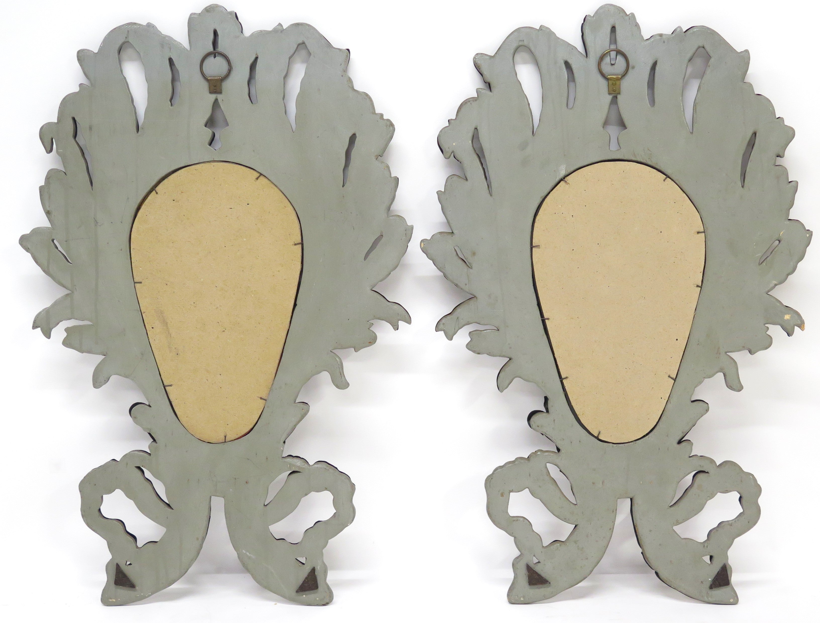 A Pair of Silver Plate Mirrors