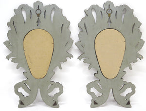 A Pair of Silver Plate Mirrors