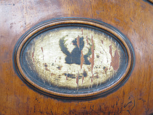 A Pair of English Regency Mahogany Hall Chairs