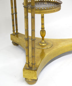 A Louis XVI Style Gilt Bronze Gueridon