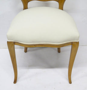 An Unusual Occasional Chair with Lyre Back