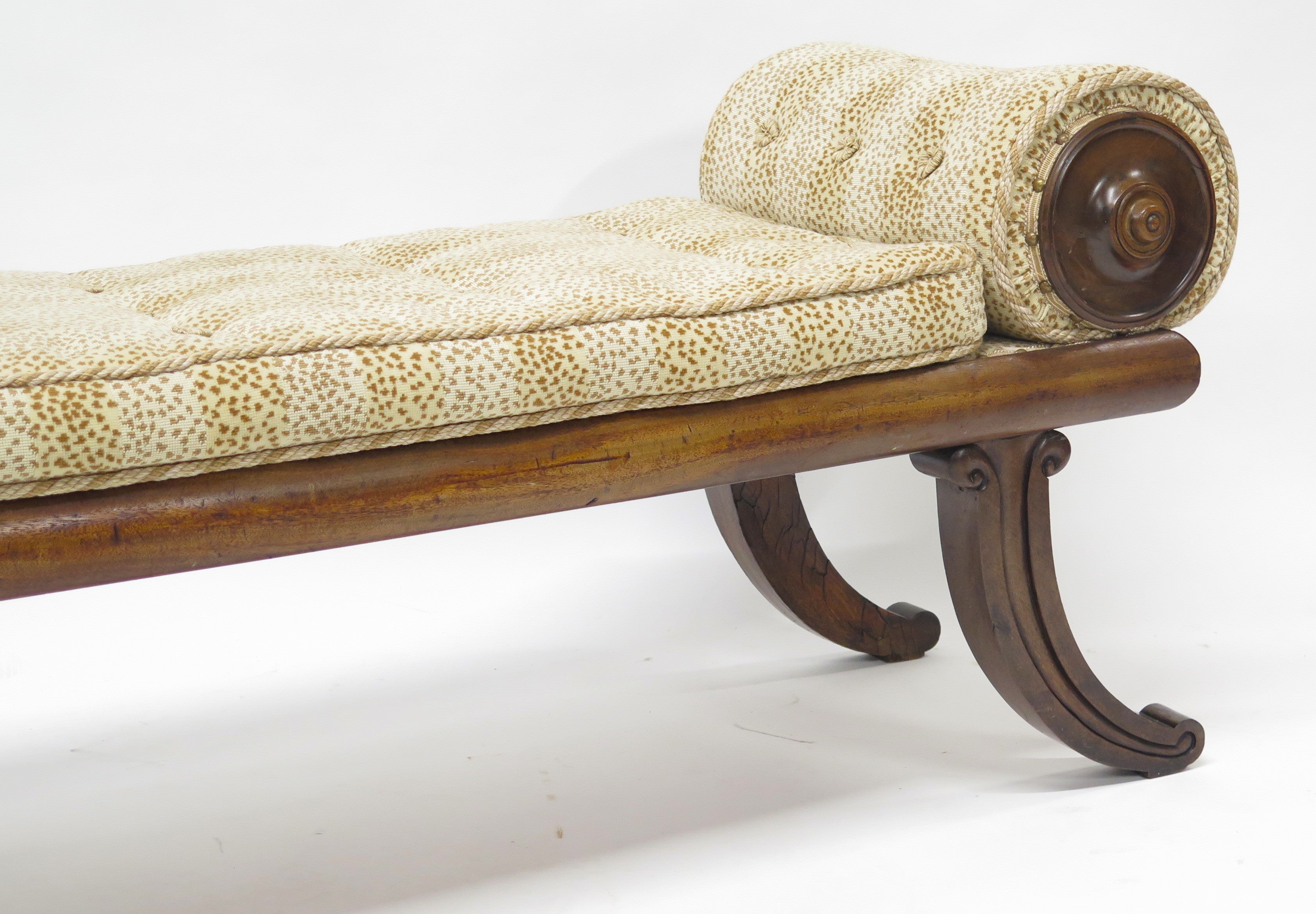 Small Klimos-Style Regency Bench / Recamier