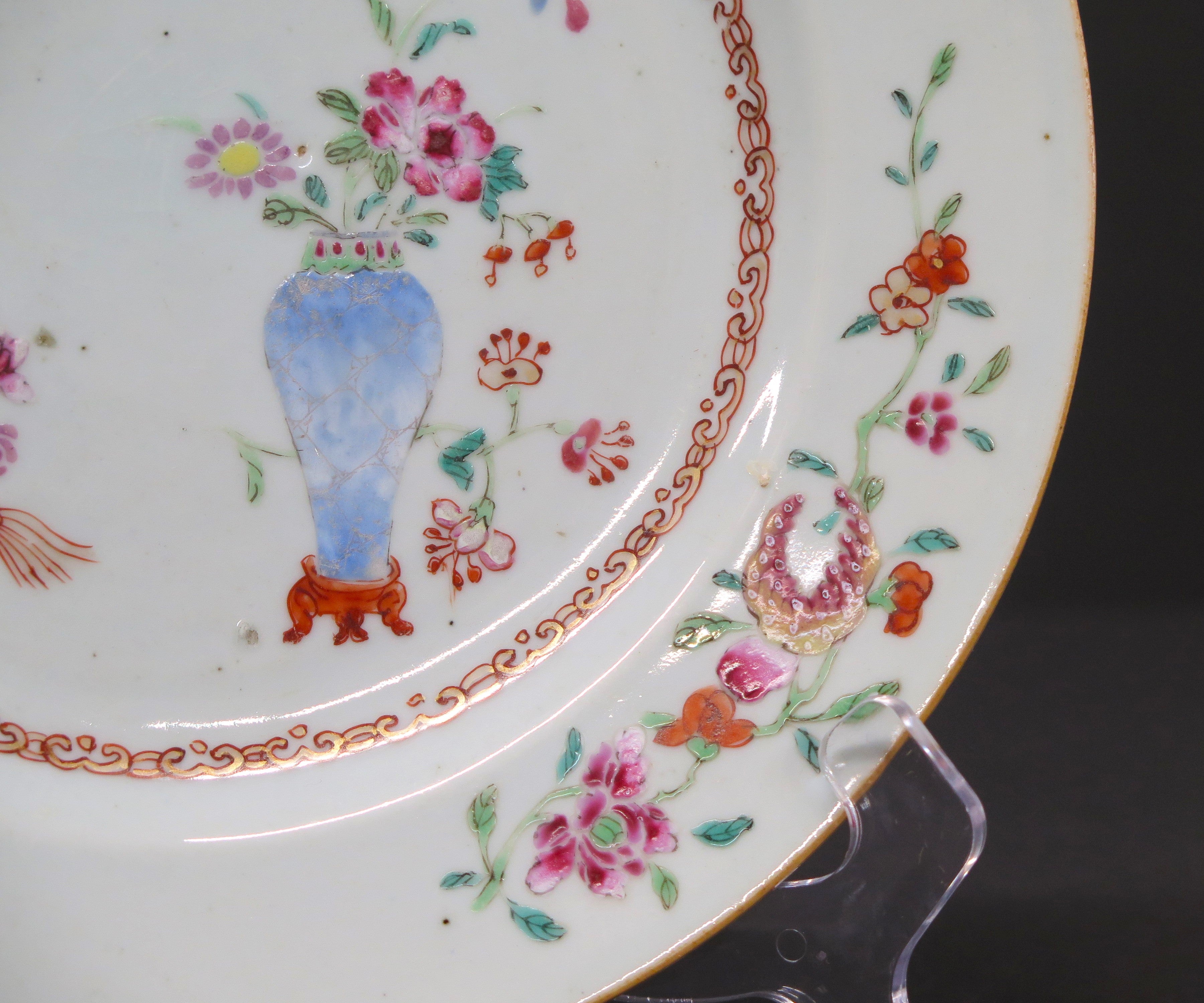A Finely Decorated Famille Rose Plate