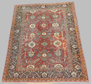 Antique Persian Heriz Carpet