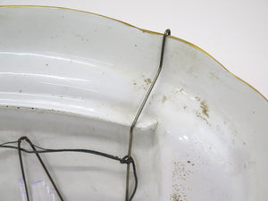 A Large Chamberlain's Worcester Porcelain Meat Platter  (1800-1810)
