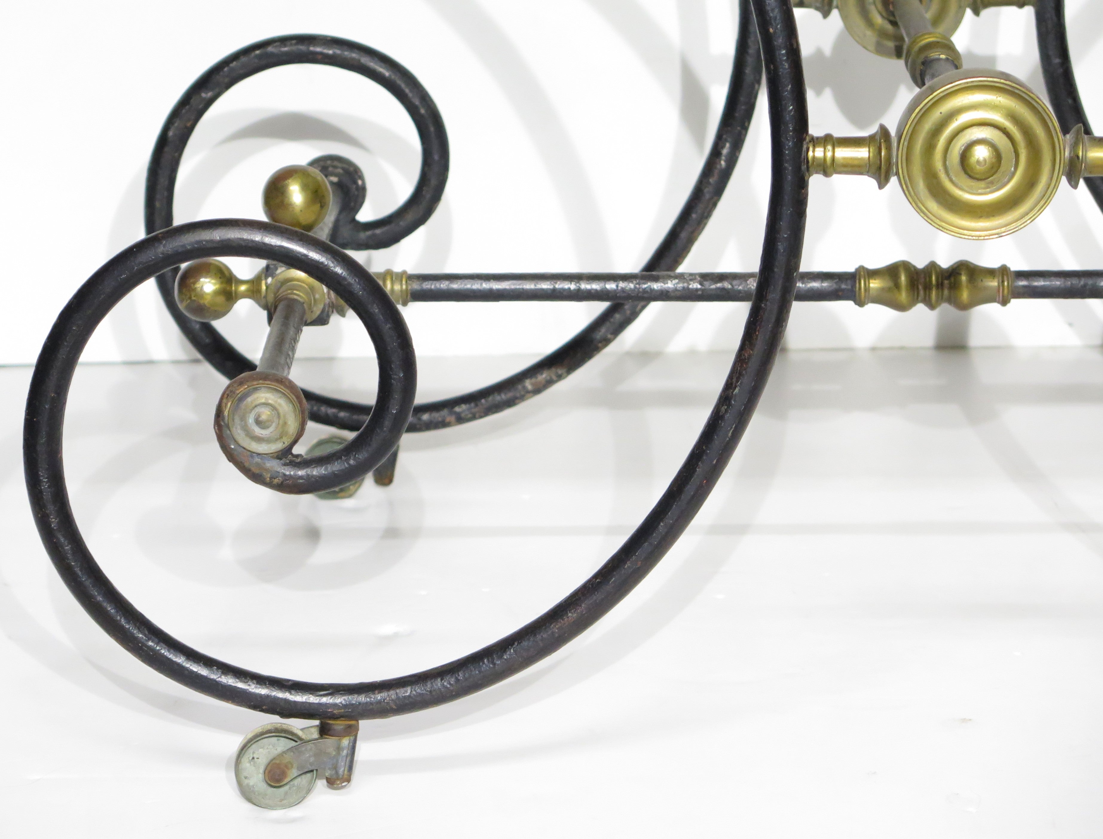 Early 20th Century Frenche Iron Pastri Table