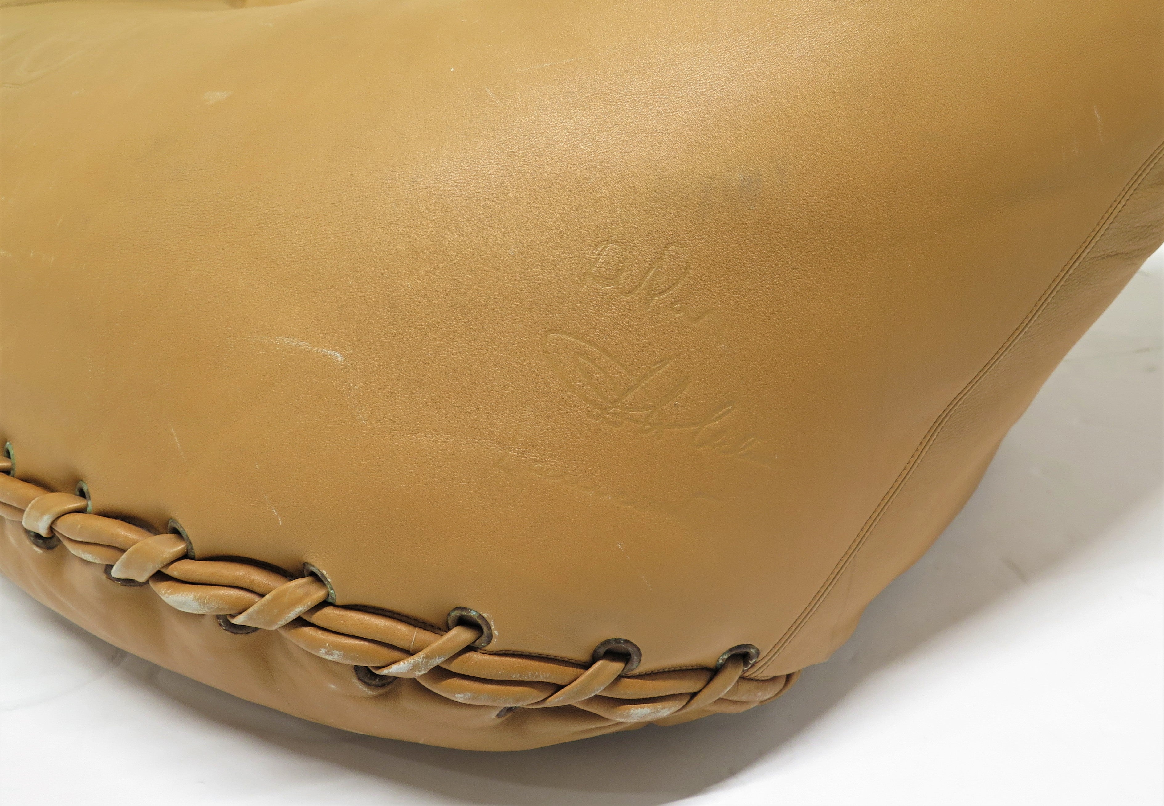 "JOE" Baseball Glove Armchair by De Pas, D' Urbino, and Lomazzi
