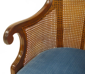 English Regency Mahogany Library Chair