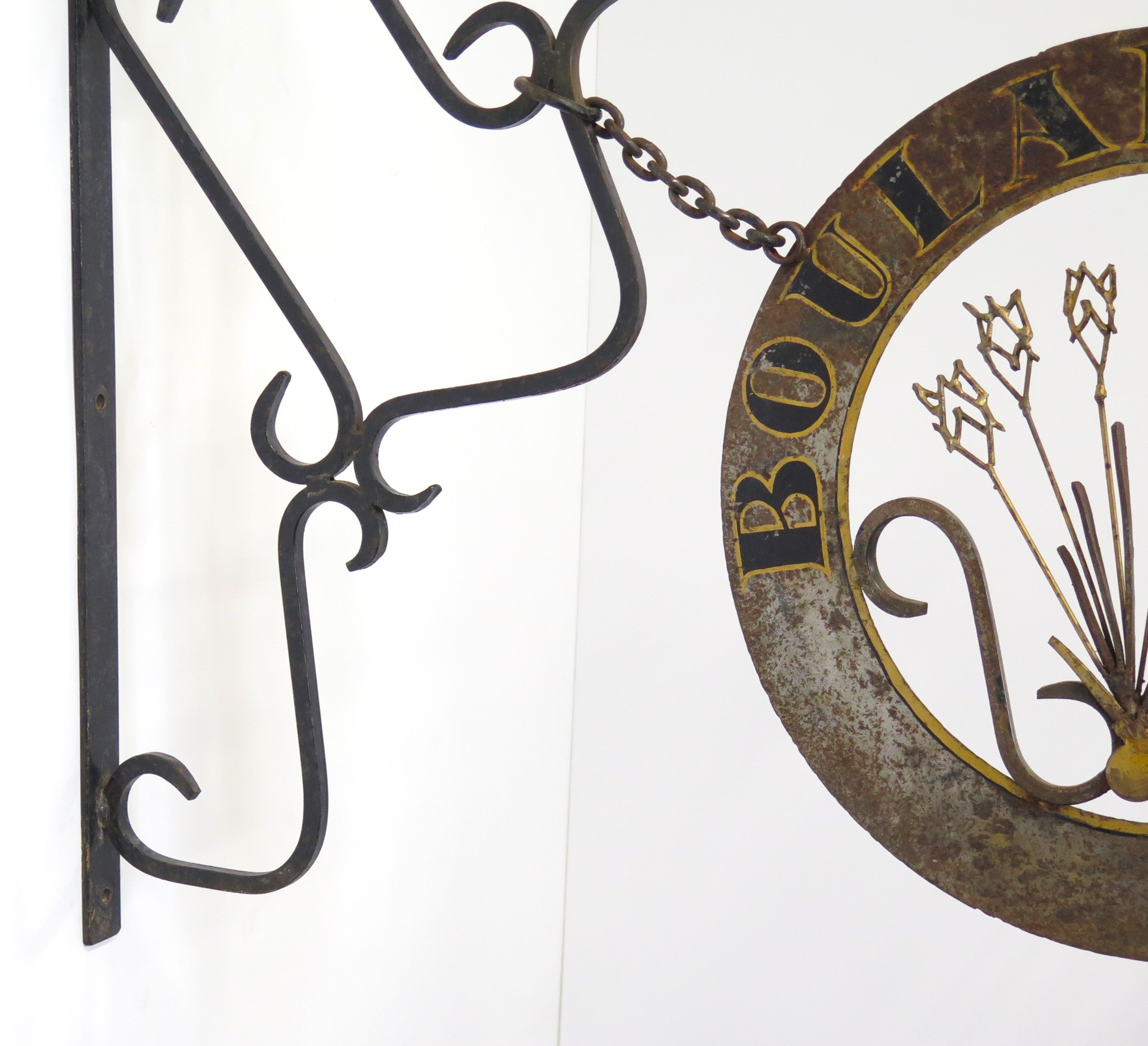 A Whimsical 19th Century Paint and Gilt Shop Sign