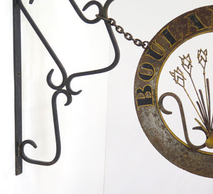 A Whimsical 19th Century Paint and Gilt Shop Sign