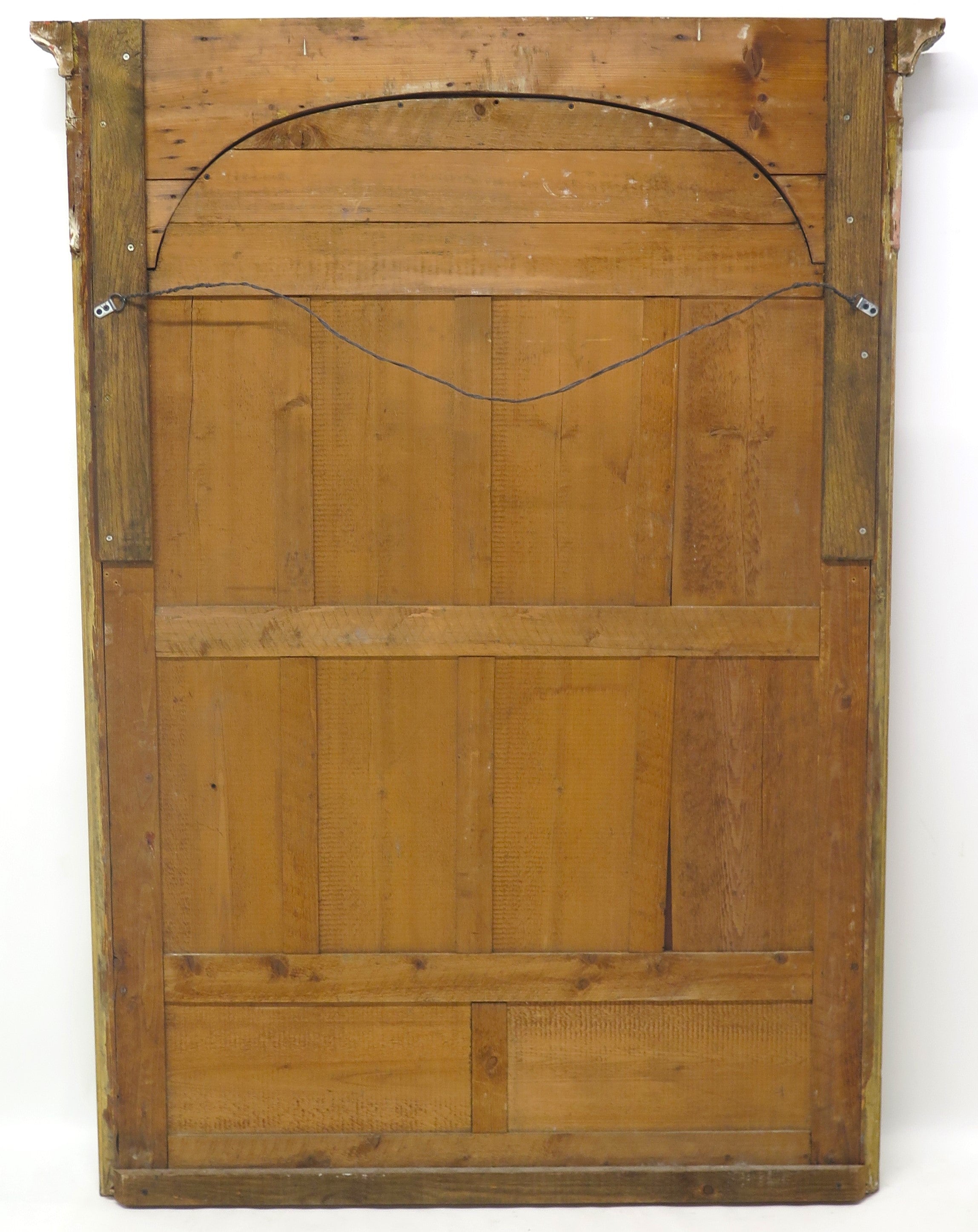 A Napoleon III Carved Gilt Wood Morror