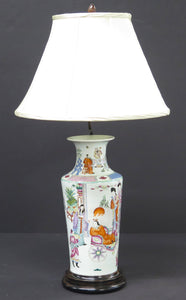 19th Century Chinese (Qing) Famille Rose Porcelain Vase