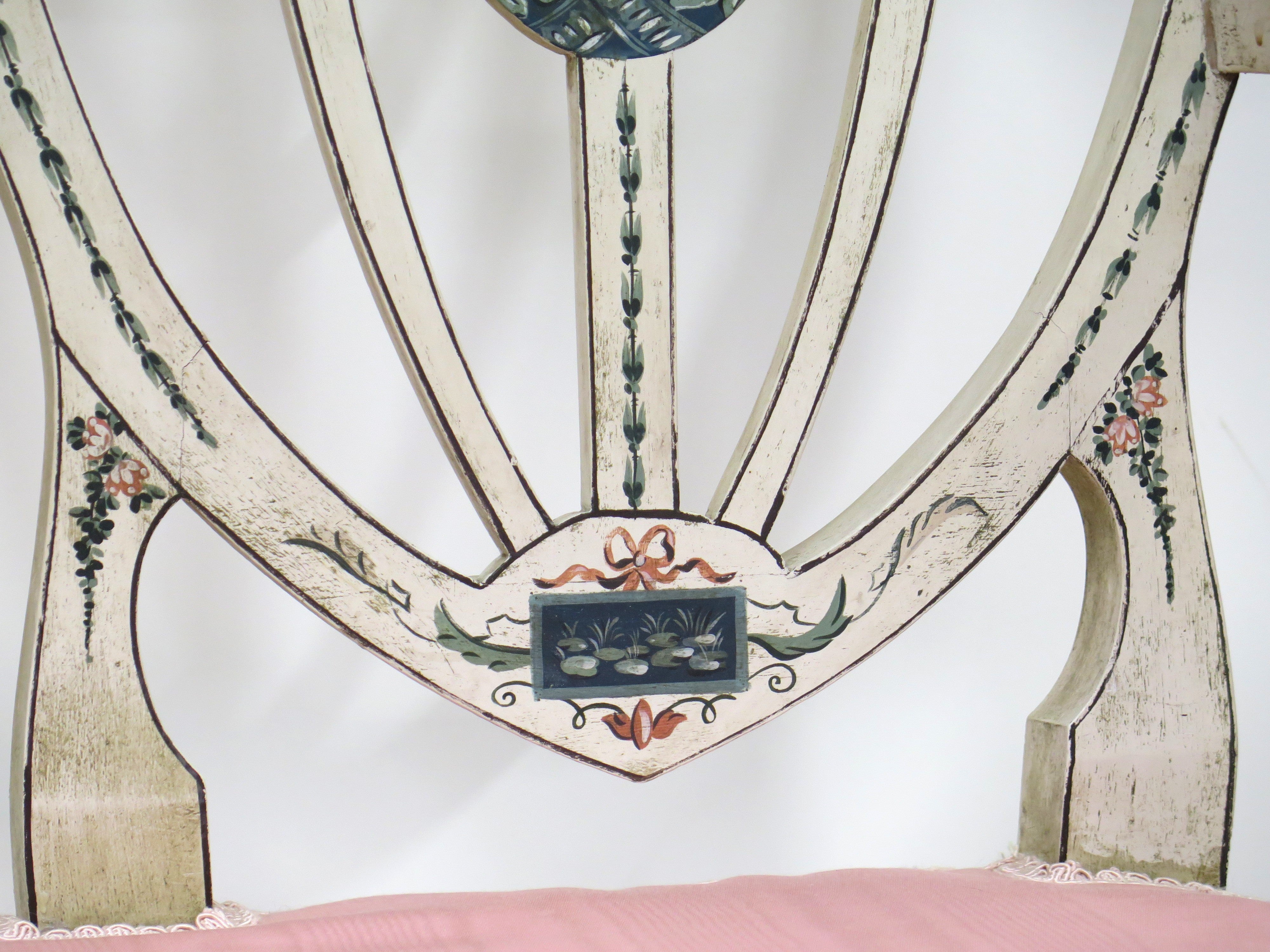 Georgian Style Triple Chair Back Settee