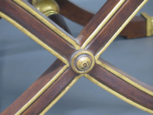 1920s Scroll Side Bench / Stool