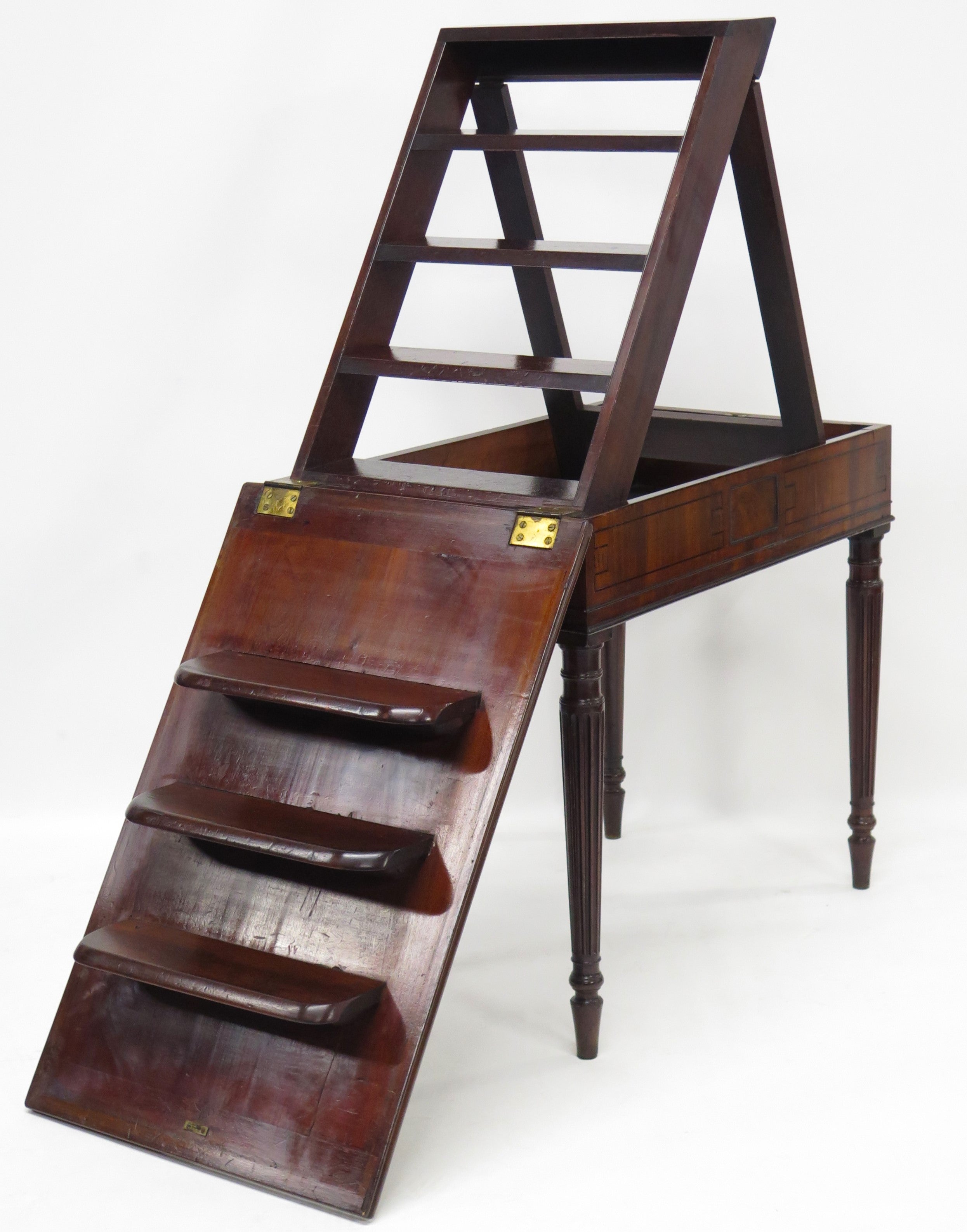 A George III Mahogany Metamorphic Library Table