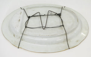 A Large Chamberlain's Worcester Porcelain Meat Platter  (1800-1810)