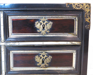 18th Century Italian Rosewood Table Cabinet (Vargueño or Papelera)