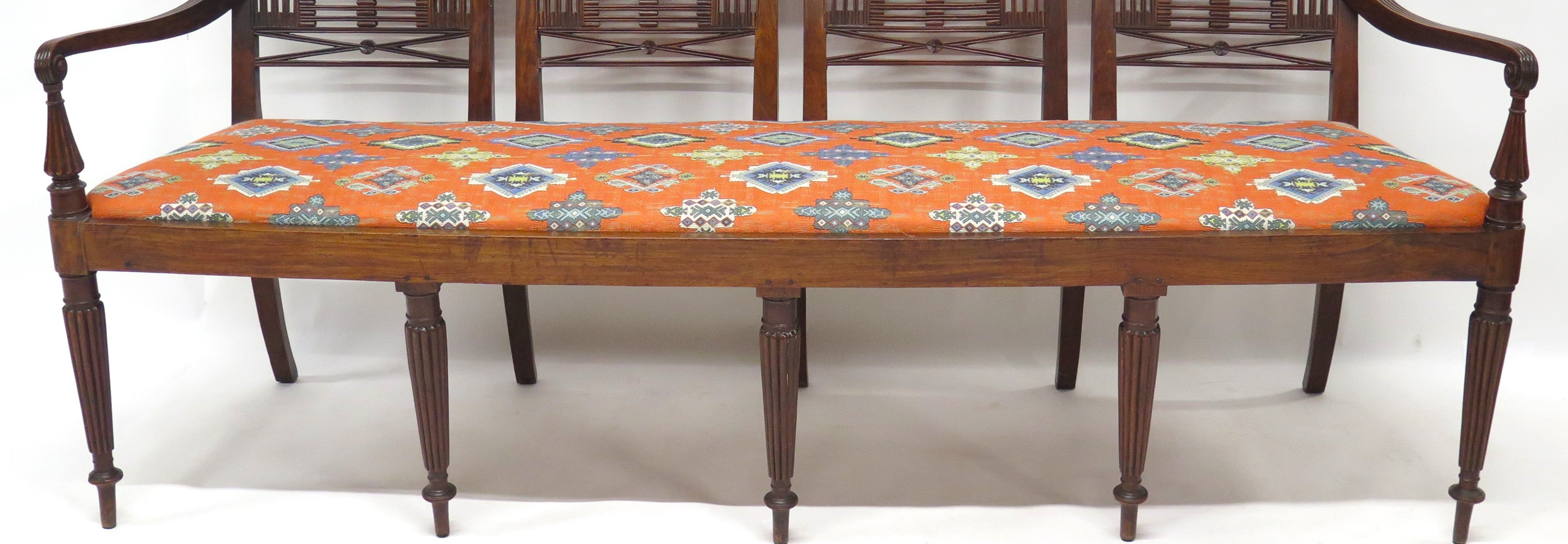 A Dutch East Indies Regency Settee