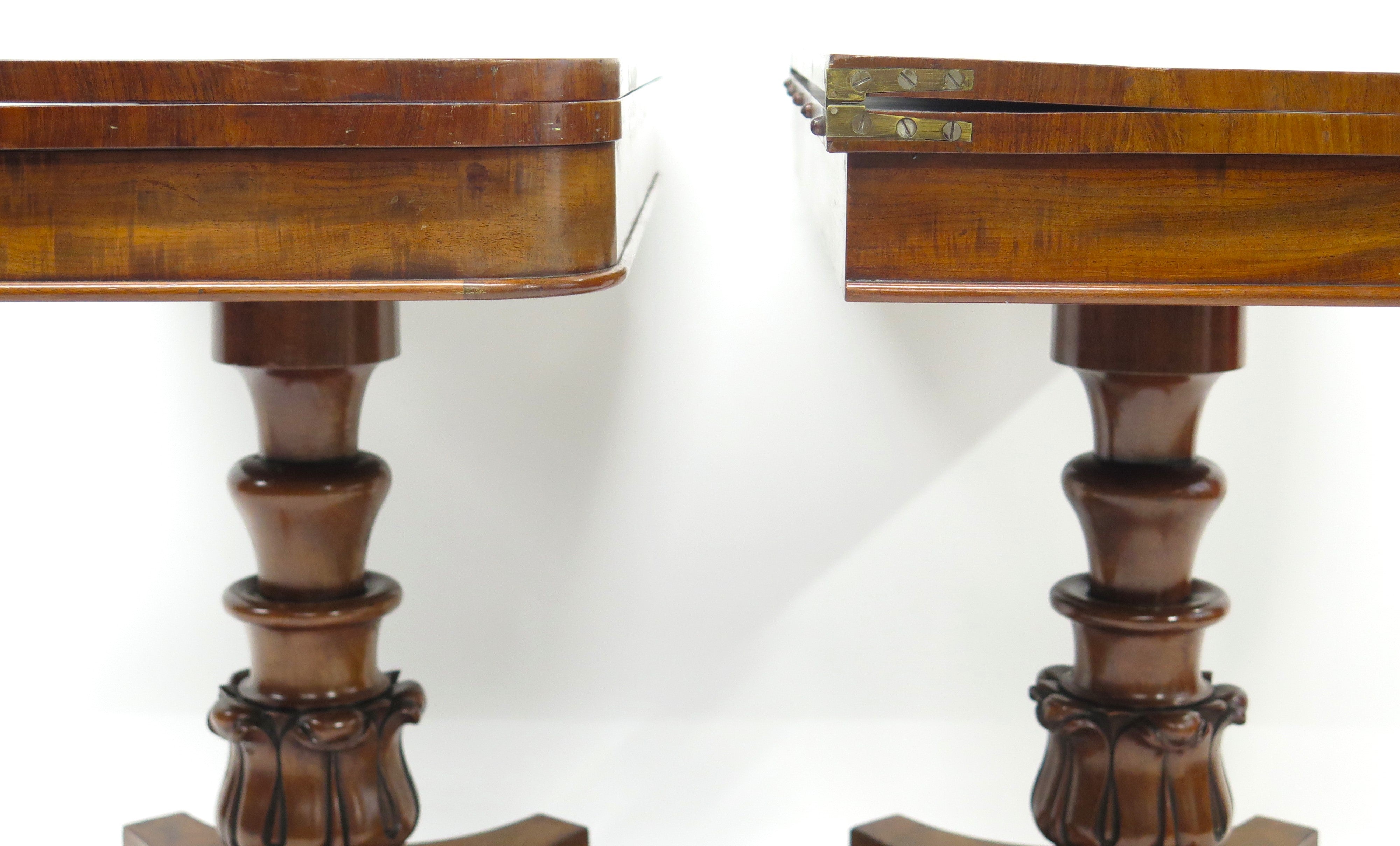 A Matched Pair of William IV Rosewood Games Tables
