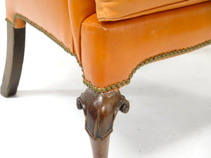 Late Queen Anne/Early George I-Style Wingback Chair