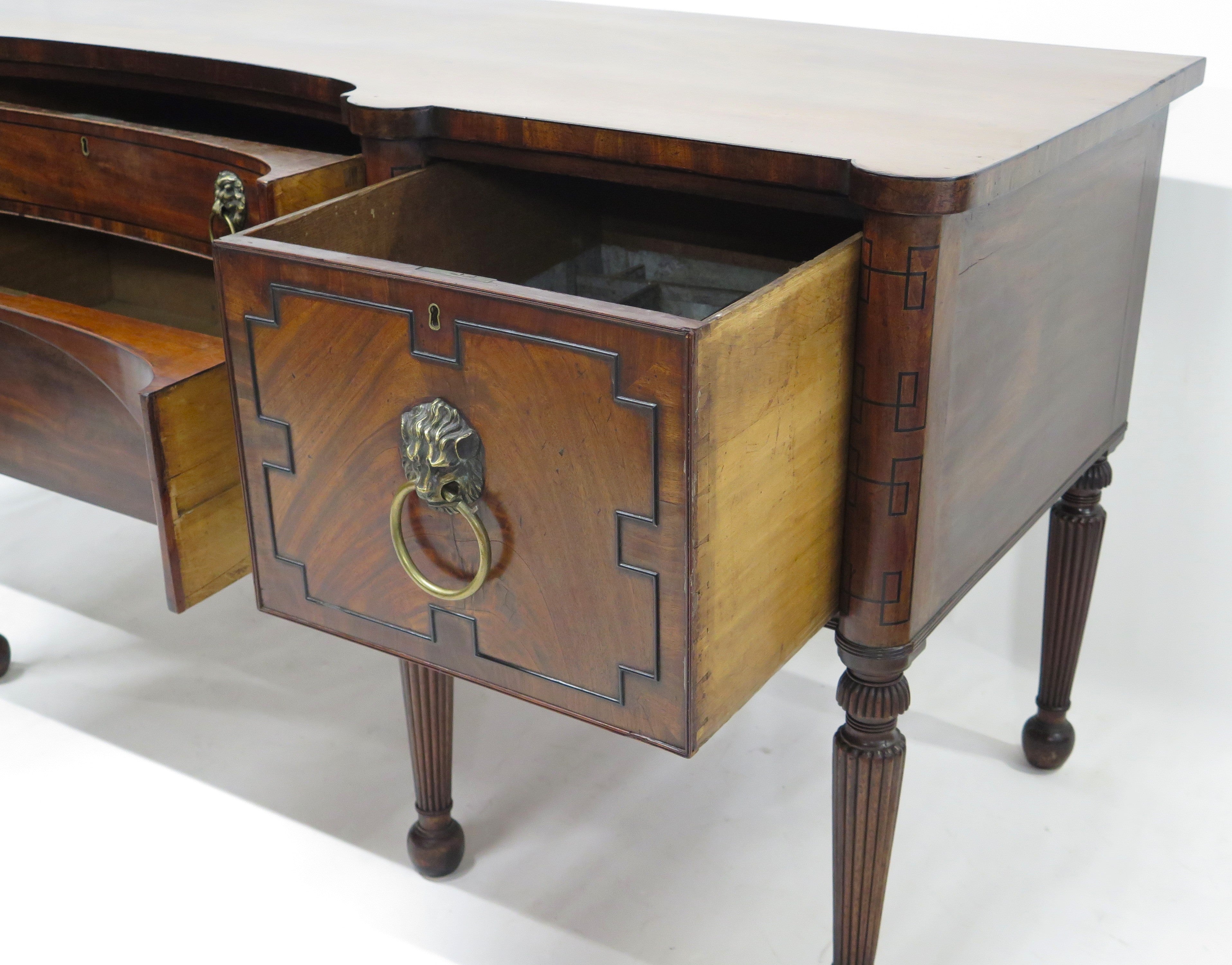 An English Regency Mahogany Sideboard