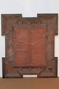 Pair of Large-Scale Dutch Baroque-Style Red Tortoise Mirrors