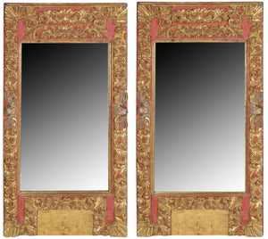 Pair of Spanish Colonial / Baroque Mirrors