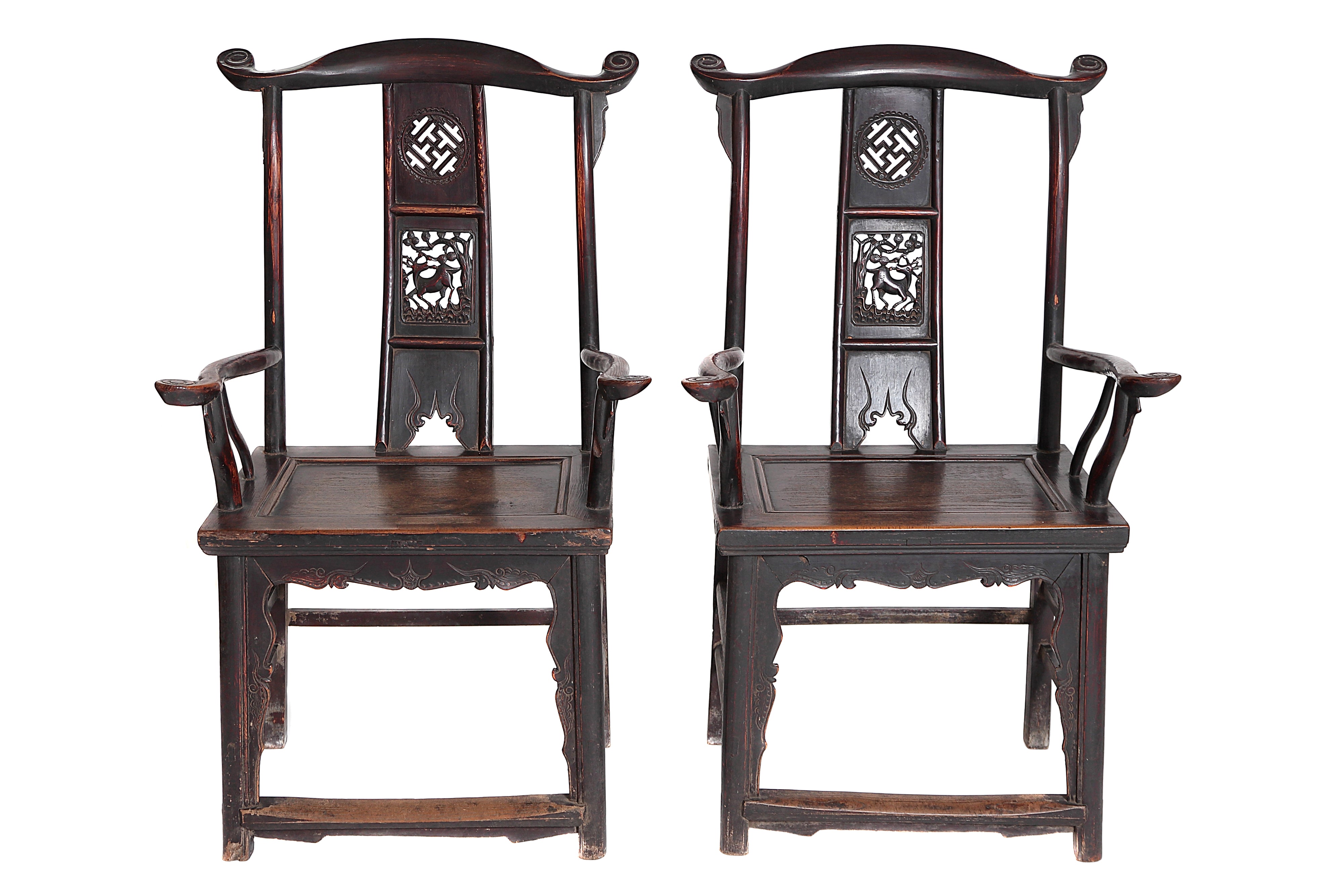 Pair of Chinese Scholar Chairs
