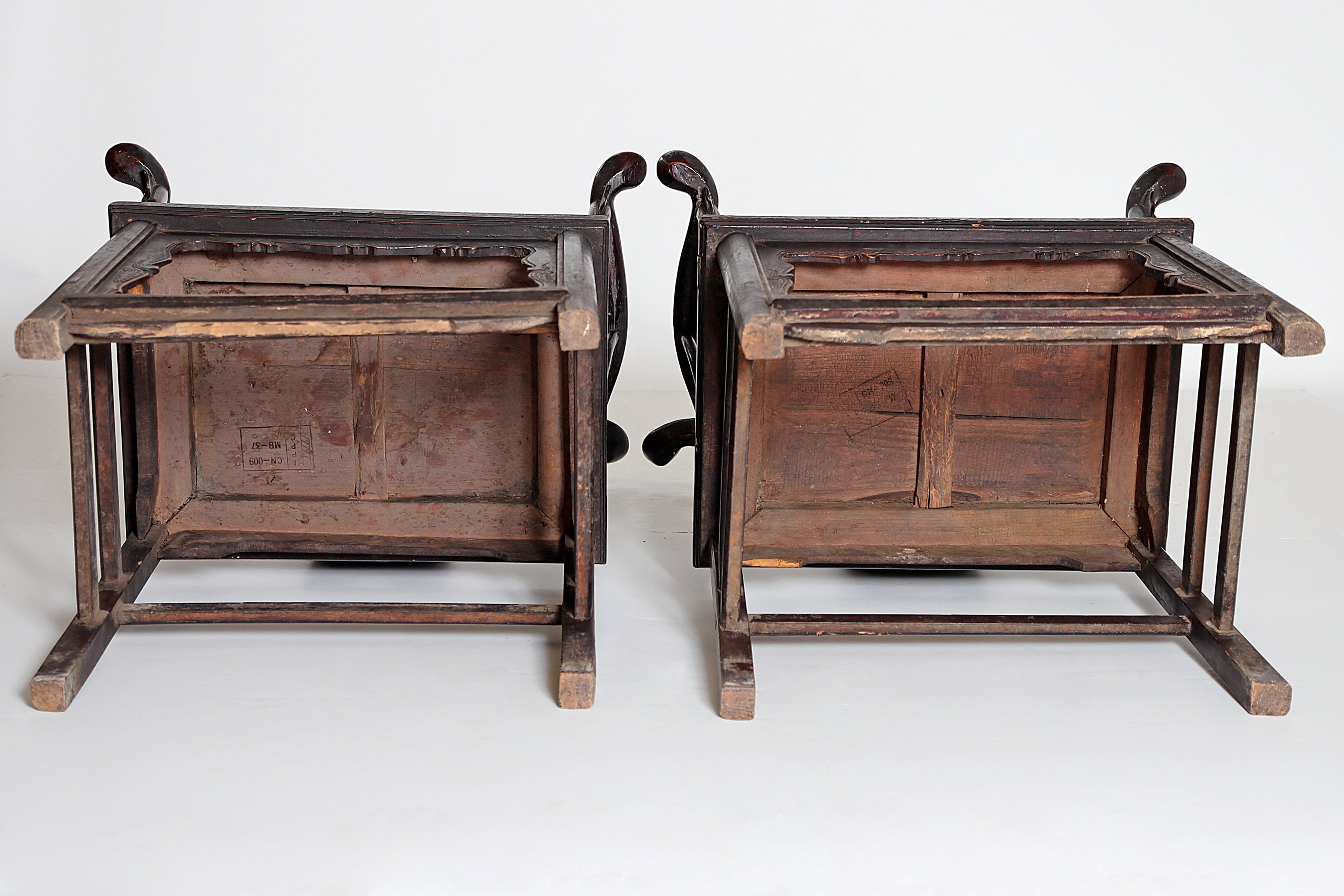 Pair of Chinese Scholar Chairs