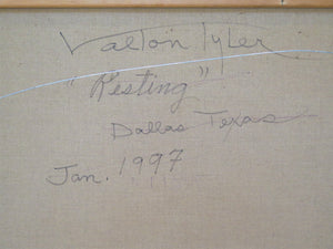 VALTON TYLER "RESTING" DALLAS, TEXAS JAN. 1997