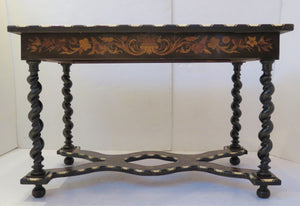 19th Century Italian Marquetry Center Table