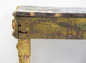 18th Century French Console with Chinese Coromandel Top