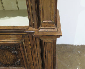 19th Century French Cupboard of Carved Walnut